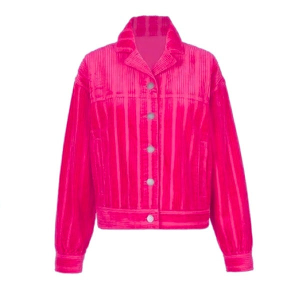Cabi Cheeky Topper Pink Corduroy Jacket - Picture 2 of 6